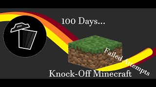 My Failed Attempts at Hardcore Minecraft 100 Days On an Offbrand Minecraft [upl. by Revell]