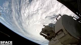 Last View Of Hurricane Milton From ISS Cameras [upl. by Witt445]