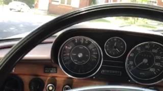 1973 Mercedes Benz 280se 45 sputter acceleration  DJetronic djet [upl. by Trebleht]