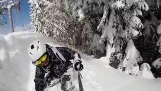 Snowboarding  Borovets 2015 [upl. by Enitsrik]