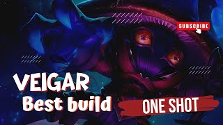 VEIGAR MID WILD RIFT WITH ONE SHOT BUILD [upl. by Helmer623]