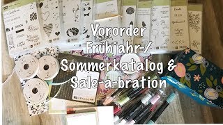 Unboxing  Preorder FrühjahrSommerkatalog und Saleabration 2018 Stampin Up [upl. by Narad197]