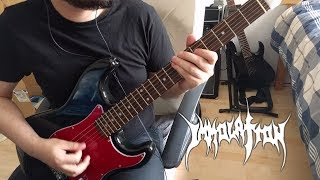 Immolation  World Agony Guitar Cover [upl. by Ylrebma]