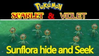 Pokemon Scarlet and Violet Sunflora hide and seek guide for Artazon Gym [upl. by Adnaluy937]