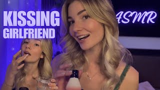 ASMR girlfriend teaches you how to kiss [upl. by Annyahs]