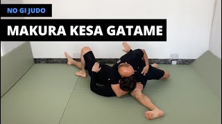 No Gi Judo  Makura Kesa Gatame Pillow Scarf Hold [upl. by Harlan710]