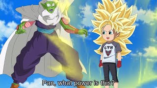 Pan Scares her uncle Piccolo by Transforming into a Super Saiyan  Dragon Ball Super [upl. by Heidi]