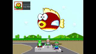 Super Mario Kart SNES  Flower Cup 100cc Retro Achievements [upl. by Youlton761]