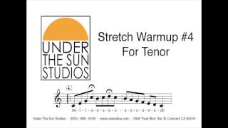 Vocal Stretch Warmup 4 for Tenor [upl. by Yrahk]