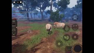 ECOS La Brea  Horse gameplay [upl. by Eniamrehs]