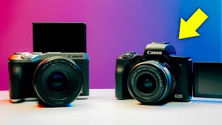 Best Camera for YouTube Canon M50 vs Canon M6 Mark II Review [upl. by Corri]