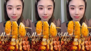 ASMR Eating Seafoods Mukbang Eating Show🫦 [upl. by Aleihs761]