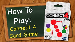 How to play Connect 4 Card Game [upl. by Hashim]