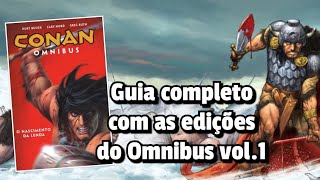 Guia Conan Omnibus vol1  Guia completo com todas as edições compiladas na HQ [upl. by Kirsch]