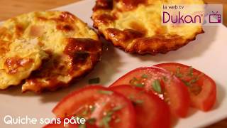 Quiche Sans Pâte Recettes Dukan [upl. by Panter]