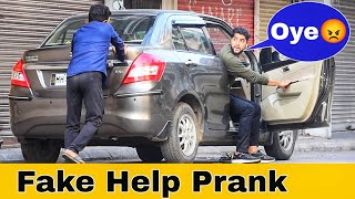 Fake Help Prank  Car Prank  Prakash Peswani Prank [upl. by Evangelia708]