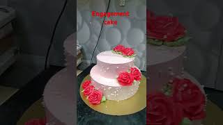 Easy Engagement cake ring ceremony cakecake foodie engagement cakedesign shortscakessweetcake [upl. by Yelrak]