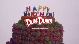 Dum Dums Birthday Cake Craft [upl. by Nolrac]