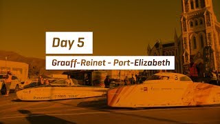 Day 5  GraaffReinet  PortElizabeth  Sasol Solar Challenge 18 [upl. by Arima706]