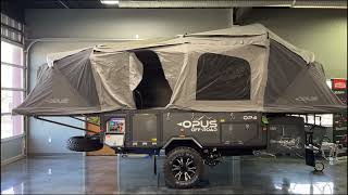 Opus OP4 Offroad Camper Quick Setup  Inflatable Popup Trailer in Action [upl. by Elockin384]