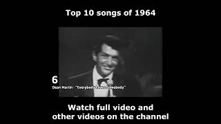 Top 10 songs of 1964 [upl. by Drallim776]