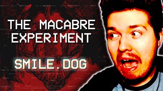 SMILEJPG CREEPYPASTA IS BACK  The Macabre Experiment 1 Smiledog REACTION [upl. by Lightman]