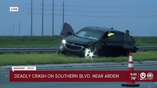 Fatal crash shuts down Southern Boulevard near Lion Country Safari [upl. by Sissy503]