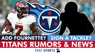 MAJOR Titans Rumors On Signing Leonard Fournette Adding An Offensive Tackle  Jack Gibbens Breakout [upl. by Nimocks982]