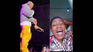 Chris Brown on stage please subscribe to my YouTube channel [upl. by Nett]