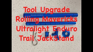 Rolling Mavericks Ultralight Enduro Trail Jack Stand [upl. by Sil]