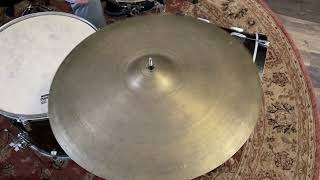 Vintage Zilco 20quot Ride Cymbal 2060g Azco Canada [upl. by Duck]