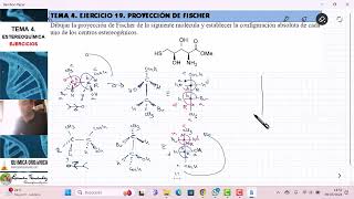 TEMA 4 ESTEREOQUÍMICA  EJERCICIO 19 DIBUJAR PROYECCIÓN DE FISCHER Y DAR NOTACIÓN RS [upl. by Dranyl34]