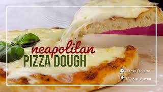 Neapolitan Pizza Dough Recipe  MakeItKitchen [upl. by Cohleen]