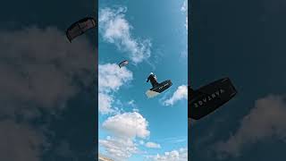 🤘🚀 kitesurfing kiteboard kiteboarding kitejump gopro windjunkies flyvantage flynextgen [upl. by Swithin]