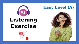 Listen and write the missing words  level A easy  Basic Listening Exercises  Easy Listening [upl. by Maon119]