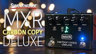 MXR Carbon Copy Deluxe Analog Delay Pedal Demo [upl. by Ahgiela431]