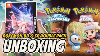 Pokemon Brilliant Diamond amp Shining Pearl Nintendo Switch Double Pack Unboxing [upl. by Jeri]