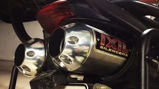 Yamaha FZ6 Sport Exhaust ixil sillencers GOOD SOUND [upl. by Schindler]