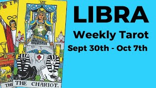 Libra Your Unwavering Vision Leads You Directly To Prosperity 💙 Sept 30th  Oct 7th WEEKLY TAROT [upl. by Seiter]