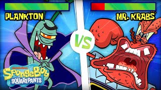 Plankton and Mr Krabs Face Off in Battle  🥊 SpongeBob SquareOff [upl. by Kajdan]