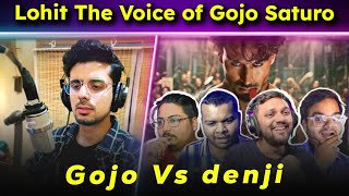 denji vs gojo  Lohit Sharma Voice of Gojo Saturo  The Popcrop [upl. by Pheni]