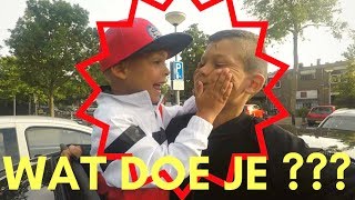 Mijn broertje van 4 zingt krantenwijk van lil Kleine en Boef [upl. by Yelnet]