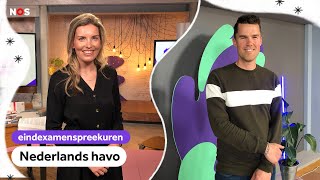 Examenspreekuur Nederlands havo met docenten Arnoud en Linda [upl. by Peony613]