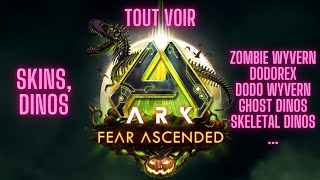 PRESENTATION SKIN DINOS dodorex zombie wyvern dodo wyvern  FEAR ASCENDED [upl. by Ariaz]