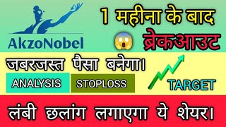 🤑akzo nobel india share  akzo nobel india share news  akzo nobel india share latest analysis 👏 [upl. by Tem]