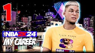 UN NUOVO PROSPETTO DELL’NBA NELLA CITY 🏀► NBA 2K24 MYCAREER Ep1 [upl. by Grondin237]