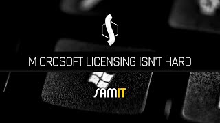 Microsoft Licensing Isnt Hard [upl. by Natalya845]