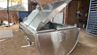 1000liter bmc bulk milk chiller steel304 Emerson 25 ton compressor order now 7017727688 [upl. by Nady42]