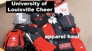 University of Louisville Cheer Apparel Haul [upl. by Erehs]