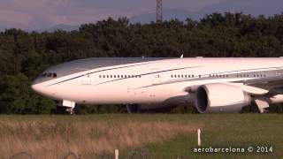 FULL HD Aviation Link Company 7772KQLR VIP at Geneva [upl. by Arraik]